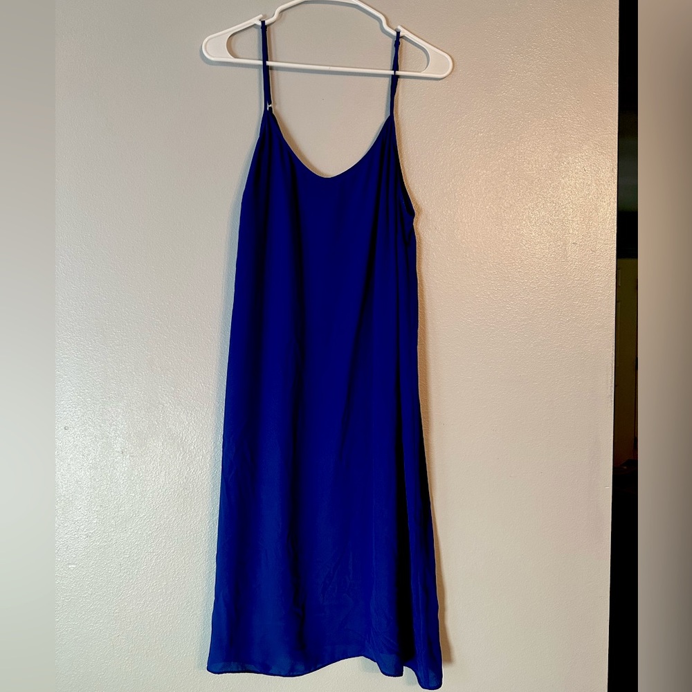 JCrew Royal Blue Slip Dress